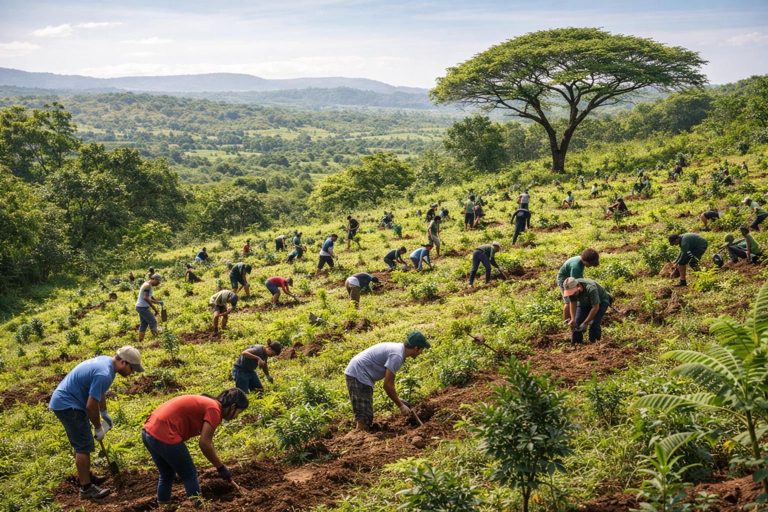Every tree planted today is a promise to future generations.